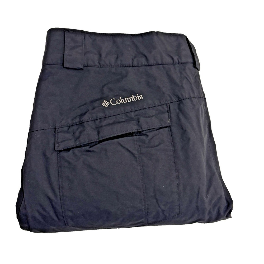 Columbia Omni Shield Insulated Ski Pants Womens Large Snow Sports Black
